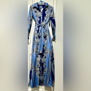 *BRAND NEW WITH TAGS!* Blue Maxi Dress. Size XS